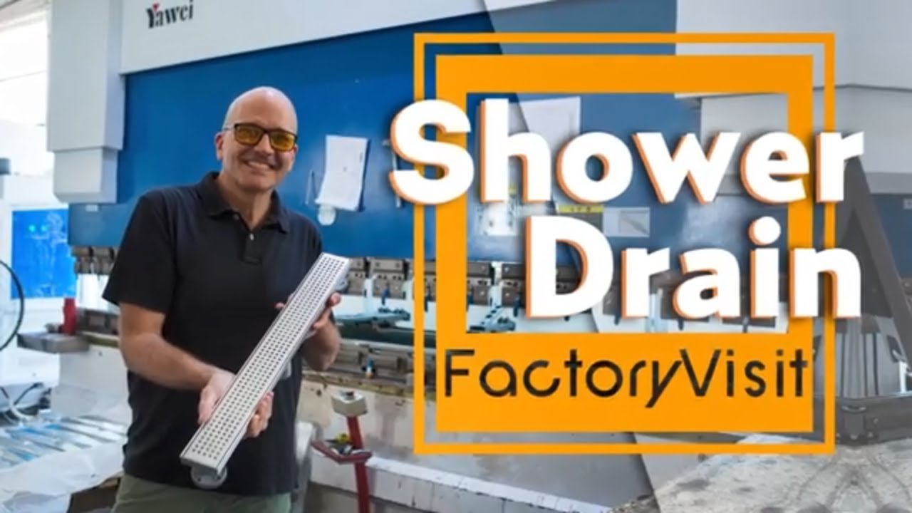Chinese Factory Tour Shower drain