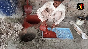 how paver blocks are made/how to make tuff tiles/Amazing Talent/Paver block making process