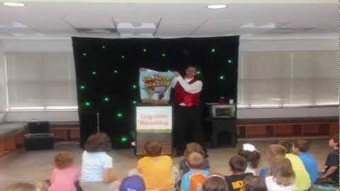 Steve Woyce Dig into Reading with Magic Library Magic Show Summer Reading Magic Show