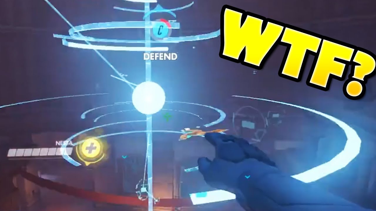 Как он чёрт возьми туда попал? - Overwatch смешные моменты #58