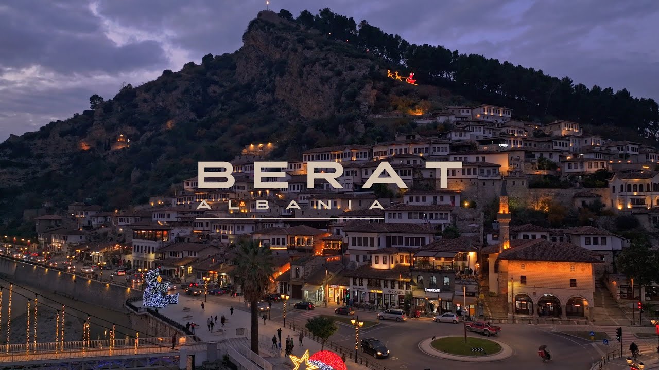Epic Aerial Adventure Over Berat, Albania