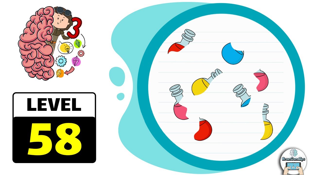Brain Test 3: Tricky Quests - Level 58 Latest Version Answer