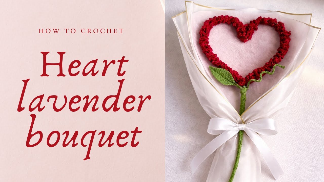 Heart Lavender Bouquet ❤️ | Perfect gift for Valentine’s Day