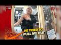 Teen Tries Kidnapping Bikini Barista in Coffee Shop Drive-Thru | Bodycam