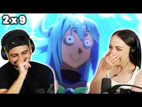 AQUA THE WITCH?! *KONOSUBA* 2x9 REACTION!