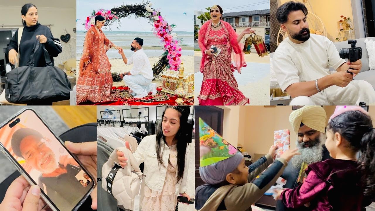 SOHRA DAD NE KRTA SANU SURPRISE | WEDDING PROPOSAL ON BEACH | NEW VLOGGING SETUP | INDER & KIRAT