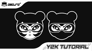 Y2K Character Tutorial [Adobe Illustrator] | Y2K Character Design process