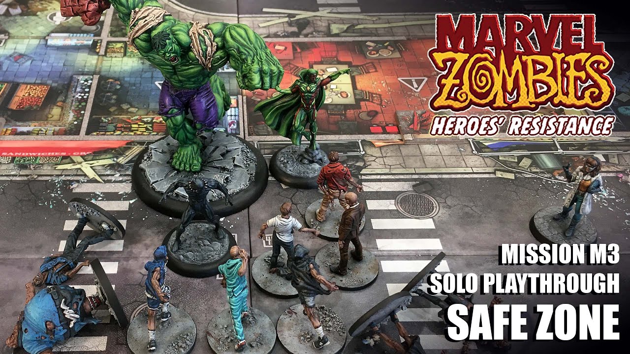 Marvel Zombies: Heroes' Resistance Solo Playthrough - Safe Zone