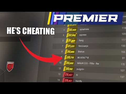 Thour CS2 on X: 🤔 CS2's Premier & Cheating Problem - Look at