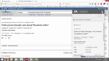 Video 08: Creating a Mendeley Library: Import from PubMed