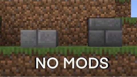 How To Make Vertical Slabs In Minecraft 1.17!