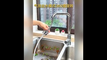 Đầu Vòi Nối Rửa Chén Bát Jussy Vòi Tăng Áp Điều Hướng Xoay 360 Độ, 3 Chế Độ, Tiết Kiệm Nước