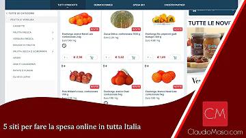 Quali supermercati fanno spesa online?