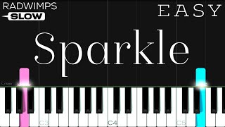 Kimi No Na Wa Your Name - Sparkle Easy Piano Tutorial