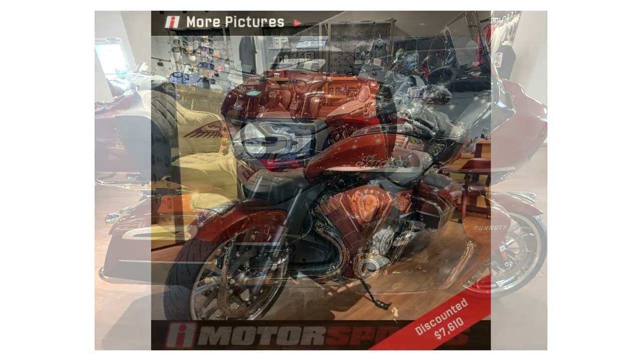 FOR SALE: 2024 Indian Pursuit Limited - Icon Copper Metallic with Powerband Audio @ iMotorsportsinc2