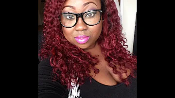 Simply A Lady (SAL) Virgin Peruvian Curly & Custom Red Hair color