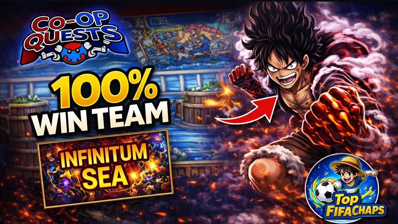 OPTC Co-Op Quest Infinitum Sea | Easy 100% Win Team Guide