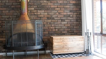 Fire Wood Storage Box - Pallet Wood Project