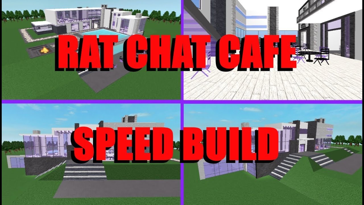 Rat Chat Cafe Speed Build Roblox Studio Pt 1 Youtube - exoplaysroblox