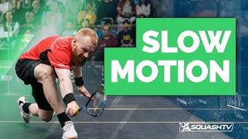 TOUGH SQUASH 😮‍💨 | 🏴󠁧󠁢󠁷󠁬󠁳󠁿 Makin v Soliman 🇪🇬 | Slow Mo Squash! 📽️