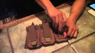 Condor Ma55 Molle Triple Kangaroo Mag Magazine Pouch