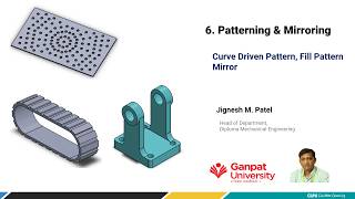 6.3 | Patterning &amp; Mirroring | Curve Driven Pattern | Fill Pattern | Mirror