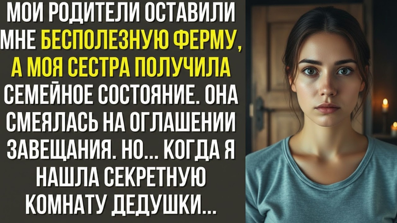 Мои родители оставили мне бесполезную ферму, а моя сестра получила семейное состояние