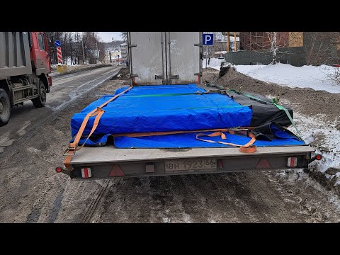 Видео: в фуру не залазит подробатываем тралом !едем в череповец это ПIZDец.......