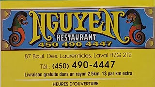 Restaurant Nguyen (Laval) - great fresh Asian food at good price with friendly service
