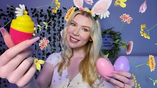 Famous Mystery Easter Egg Triggers ASMR 🐰🥚 |long nails tapping, tracing, crinkling| Profile