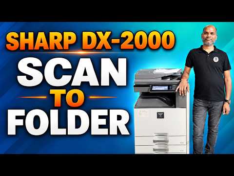 Step-by-Step Guide: How to Set Up Scan to Folder on Sharp DX-2000 Network Printer #Scan #folder #...