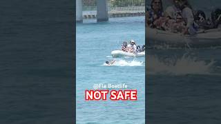 Swimming Is Not Recommended At Busy Haulover Inlet yt haulover safetyfirst boat
