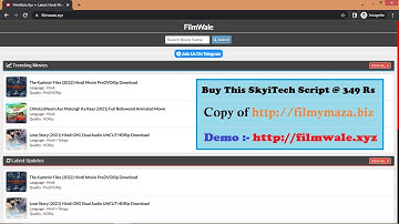 Movie Downloading SkyiTech Script v7.4 - Copy of FilmyMaza