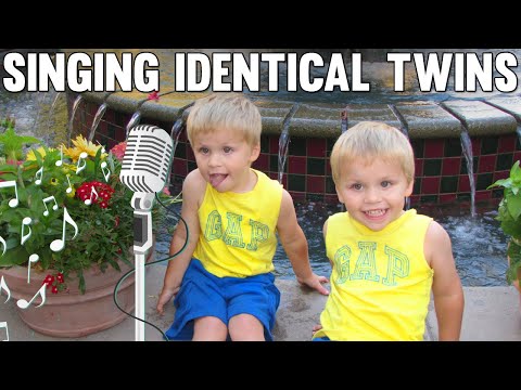 Cute Identical Twins Sing Twinkle Twinkle Little Star