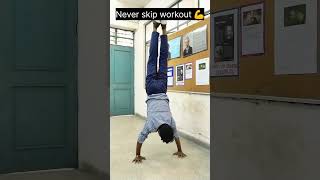 Handstand Pushup In School
