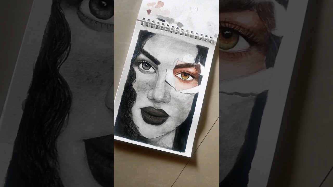 Torn paper effect drawing | ARTIES | 