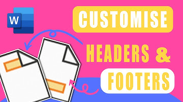 Edit and Customise Headers and Footers in Word  - Tips and Tricks