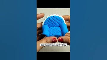 DIY Miniature Sofa 🛋️Clay Craft 😍