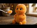 Cute or Creepy 👶 AI Babies Eating Real Food 😱 Oddly Satisfying ASMR Magic ✨