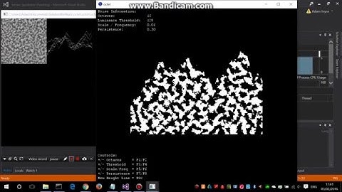 2D Terrain Generation with Fractional Brownian Motion using Simplex Noise