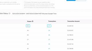 Shift4 Dine Customer Hub: Ticket Transaction Status