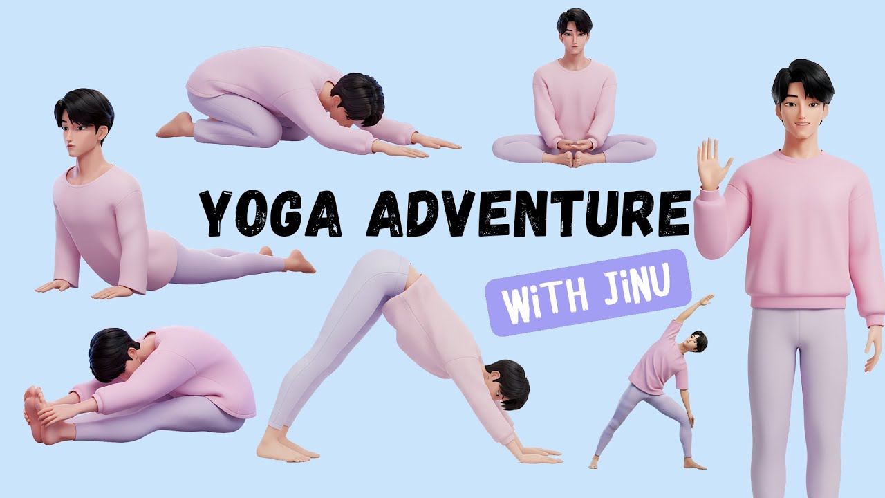 Adventure Yoga for Kids | Jinu x KPop Demon Hunters | Home & Brain Break