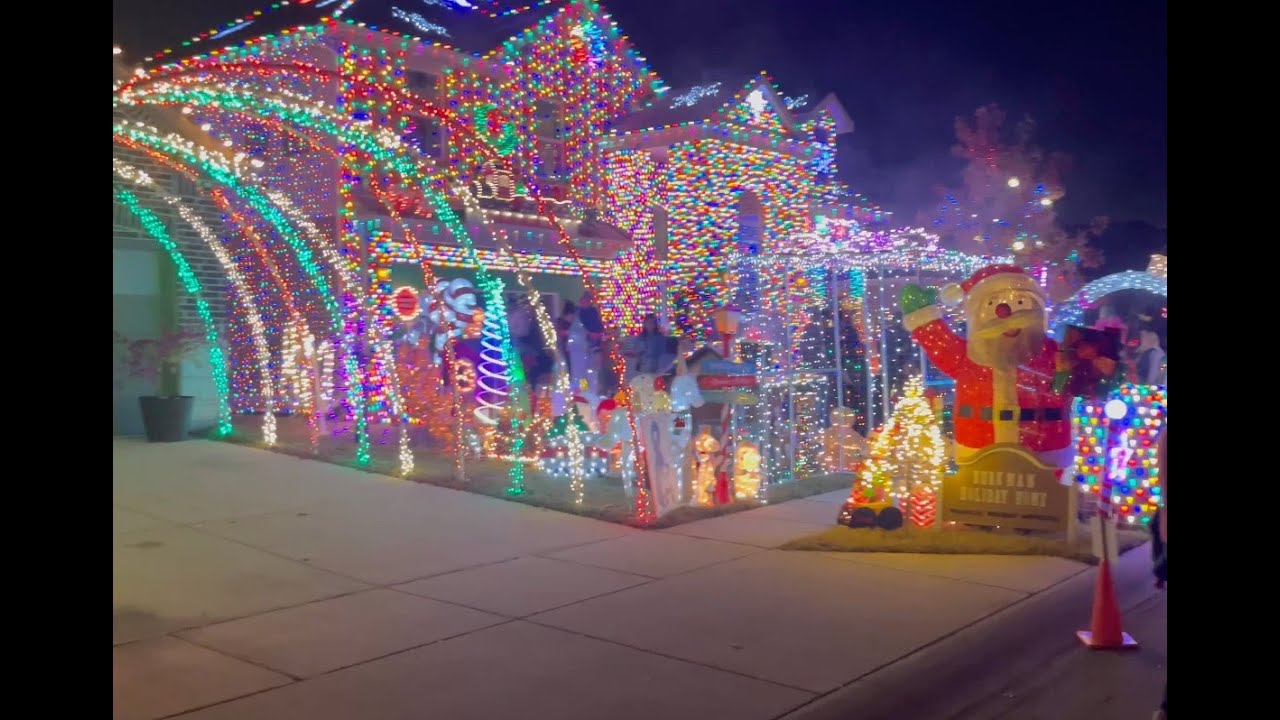 Burkman Holiday Home Christmas Lights, Frisco TX 4K YouTube