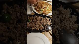 SISIG AND PANCIT CANTON | TRELLIS RESTAURANT | NOT SPONSORED