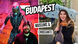 What to do on a RAINY DAY in BUDAPEST ?? - BEST Croissants & COOL art gallery