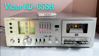 Victor KD-65SA stereo cassette deck equipped with spectro peak