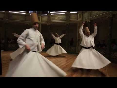 Whirling Dervishes at the Galata Mevlevihanesi In Istanbul
