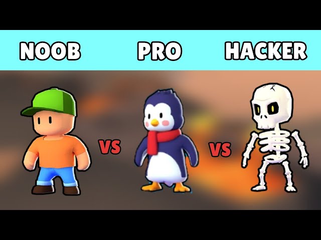 NOOB vs PRO vs HACKER - Stumble Guys 