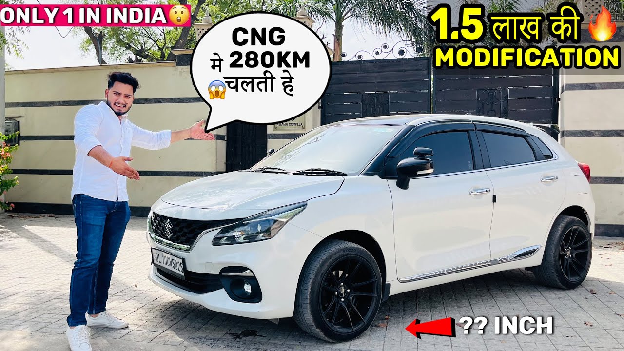 😱🔥 इस Baleno ने तो सारी CNG Car Fail krdi 👎👎 Baleno Zeta Cng 17 inch