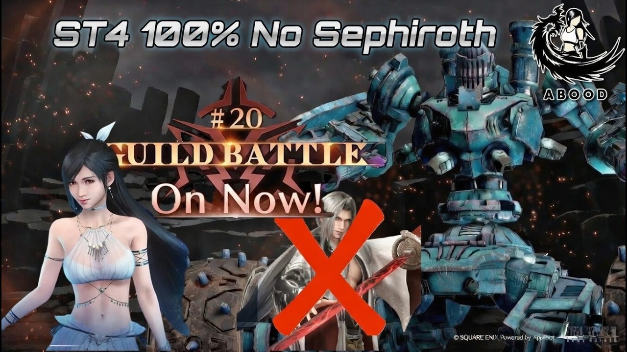 FF7EC GB20! ST4 100% Tifa Team. No Sephiroth No Valentines Weapons